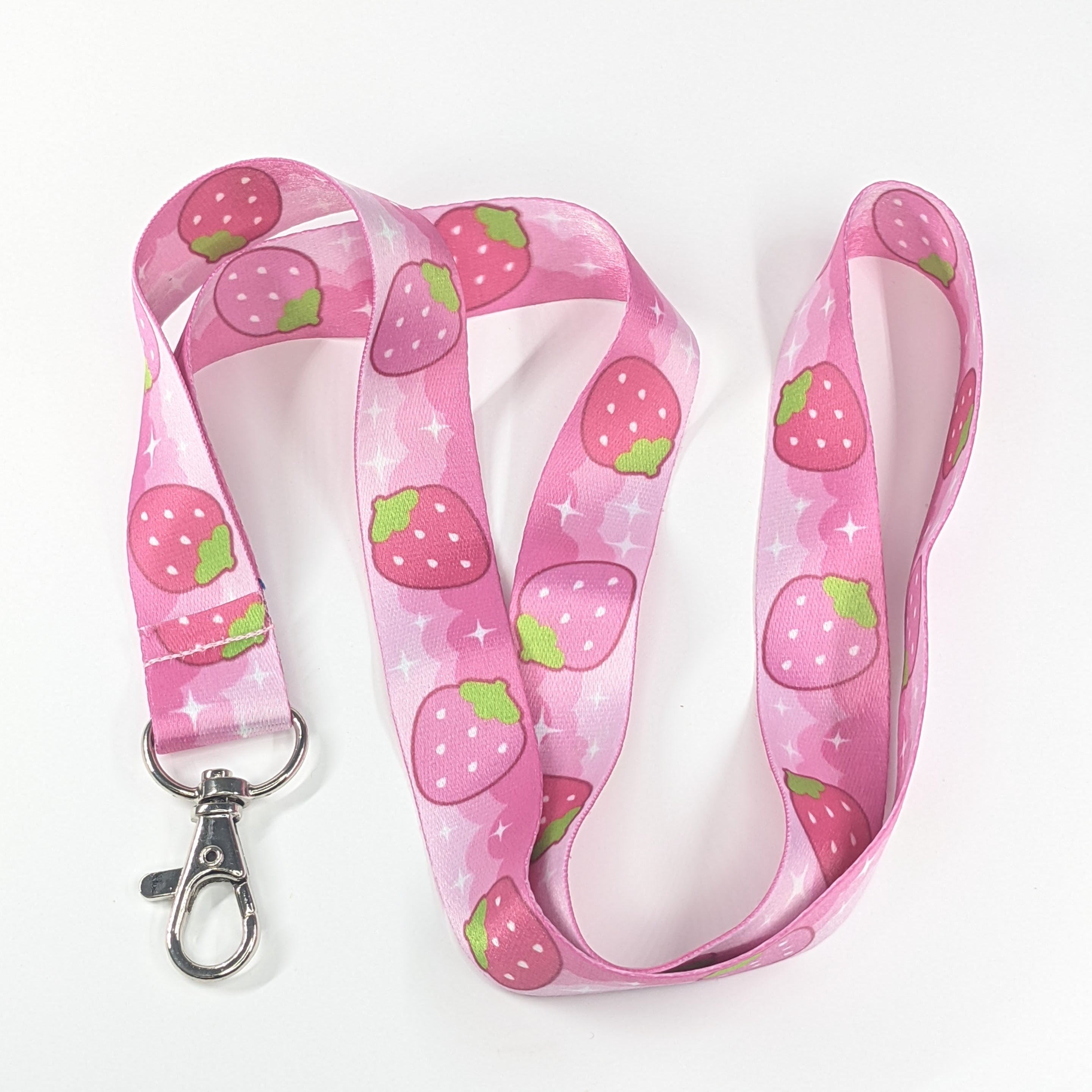 Fine shops Pink, White and Silver Pearl Lanyard with Pastel Accents and Sterling Silver Clasp