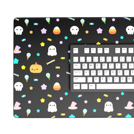 Halloween Candy Dark Mode Collection Kawaii Desk Mat
