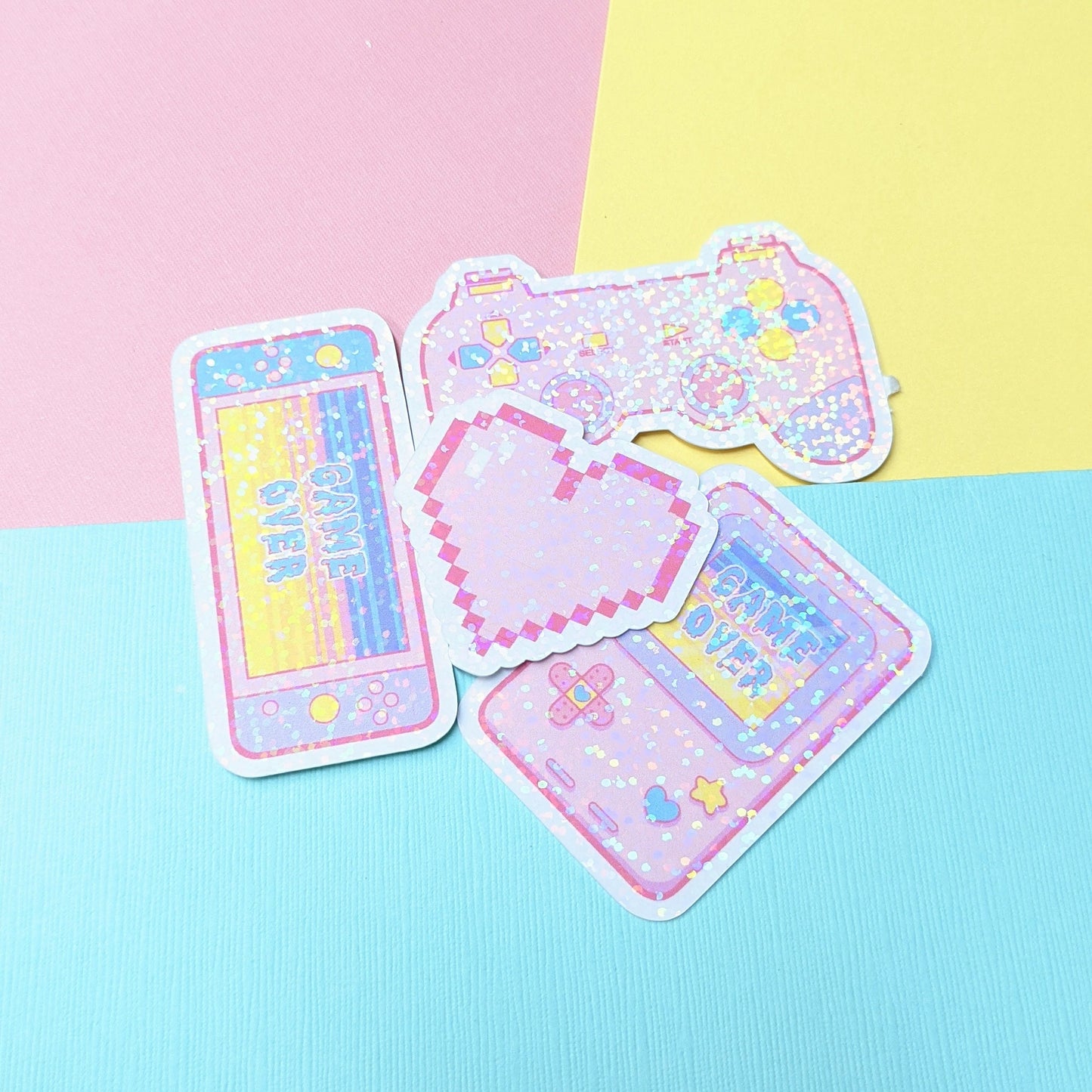 Video Game Holographic Sticker Pack (4)