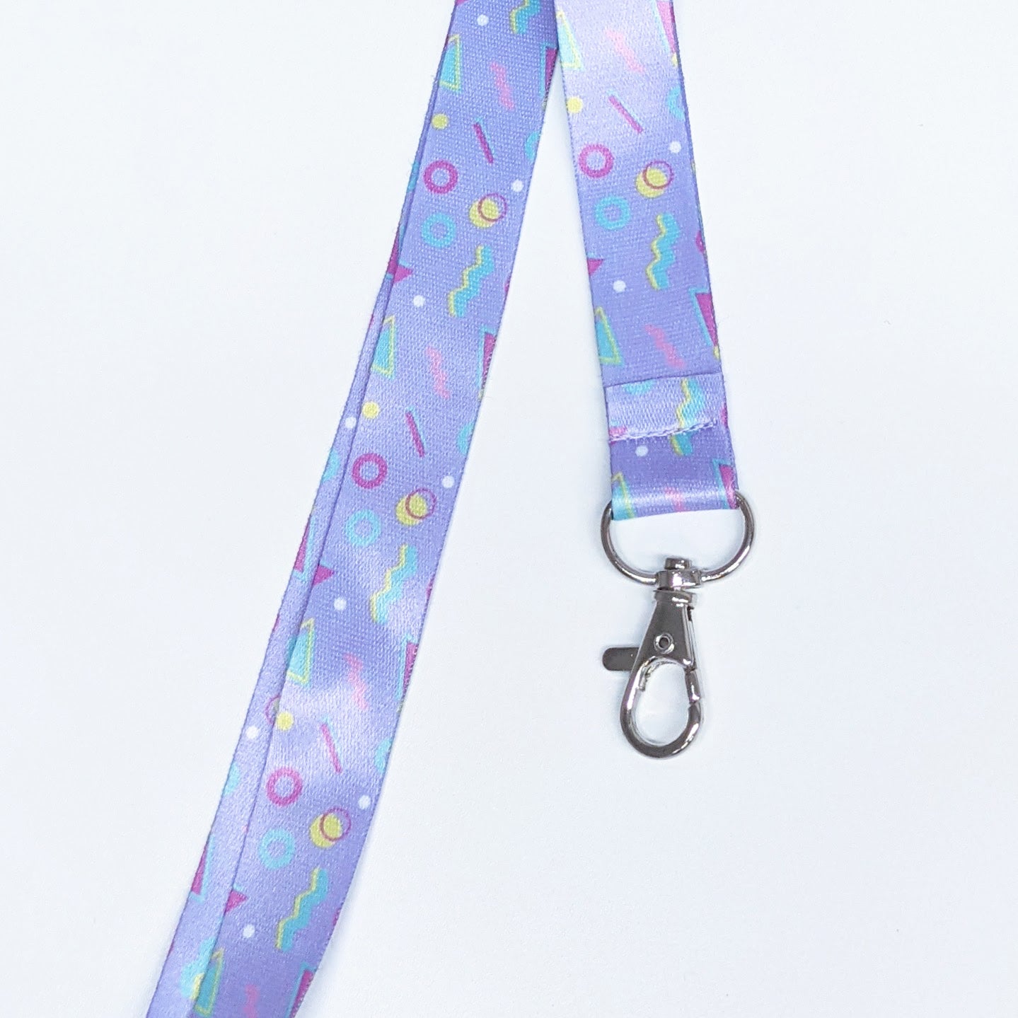 Retro Arcade 90's Carpet Lanyard with Silver Lobster Clasp | Cute Lanyard | Cute Key Holder | by Tawny Illustrations